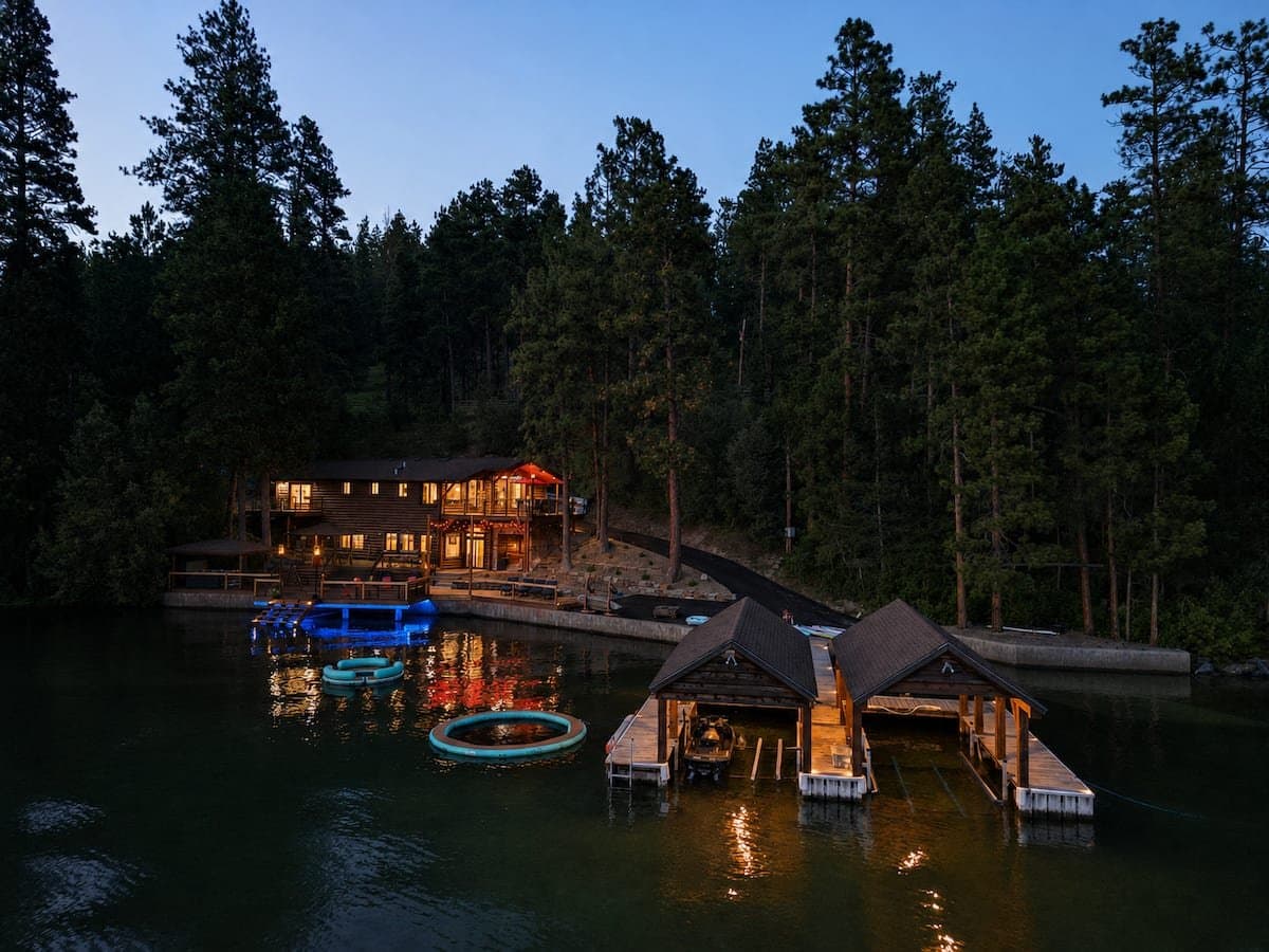 Furnished 4BR Lakefront Home for Work Crews – Polson, MT